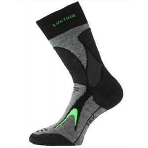 Trekingové ponožky Lasting TRX 906 sivá L (42-45)
